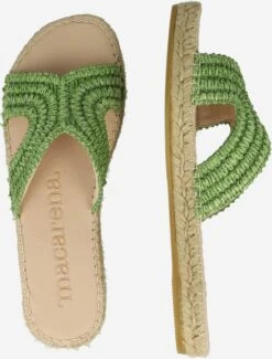 Macarena Klassieke Muiltjes Muiltjes RAFIA Dames Appel -Hummel Winkel f70c757b08df5a77d0a2d34f93b96e1c