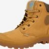 Palladium Veterlaarsjes Veterboots Pampa Dames Bruin / Cognac