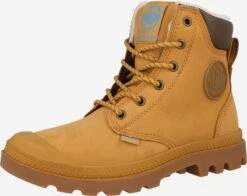 Palladium Veterlaarsjes Veterboots Pampa Dames Bruin / Cognac