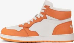 Kazar Studio Hoge Sneakers Sneakers Hoog Dames Oranje / Wit