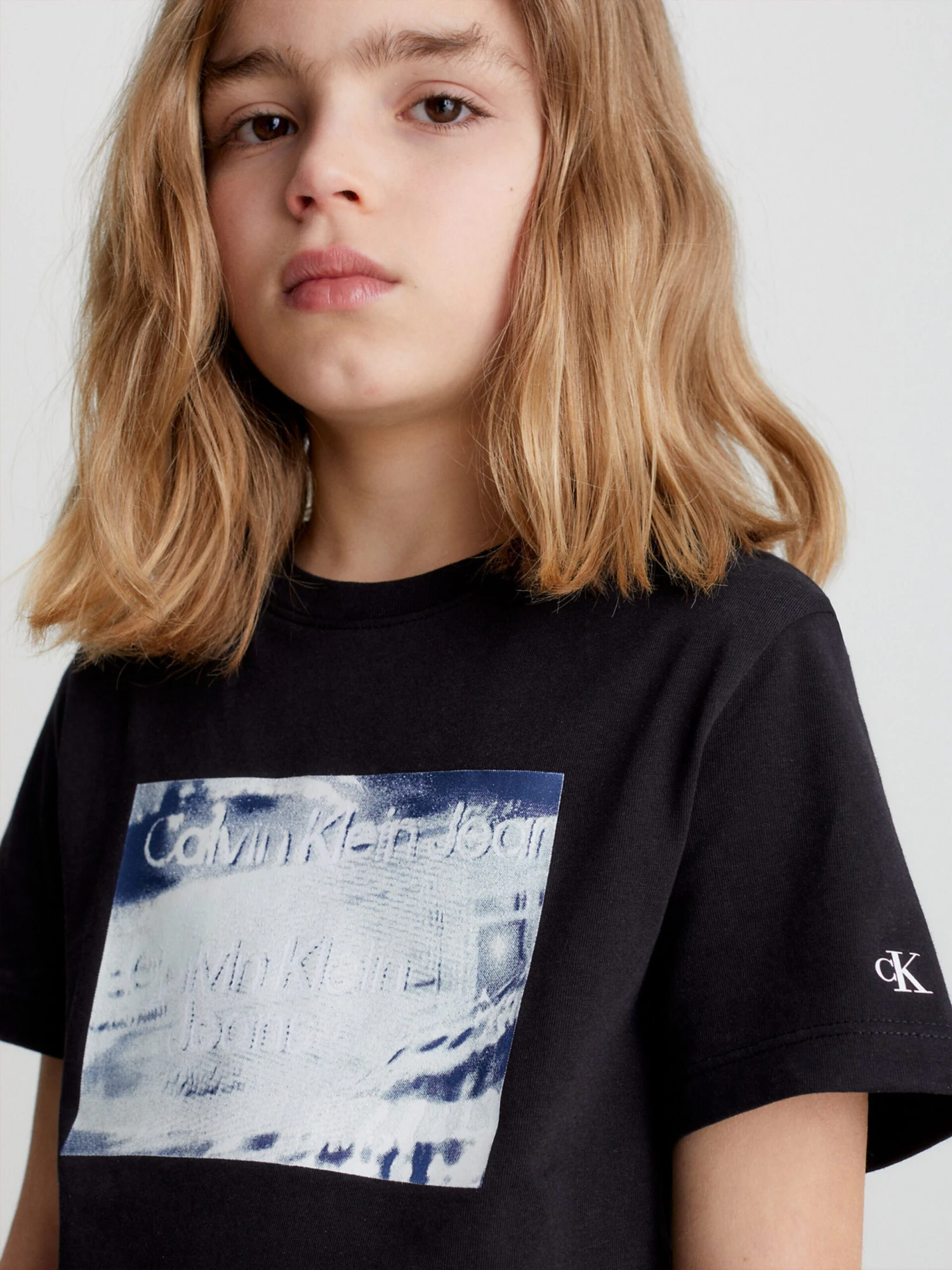 Calvin Klein T-shirts Shirt Glow In The Dark Kinderen Zwart 7 Calvin Klein T-shirts Shirt Glow In The Dark Kinderen Zwart - Afbeelding 5