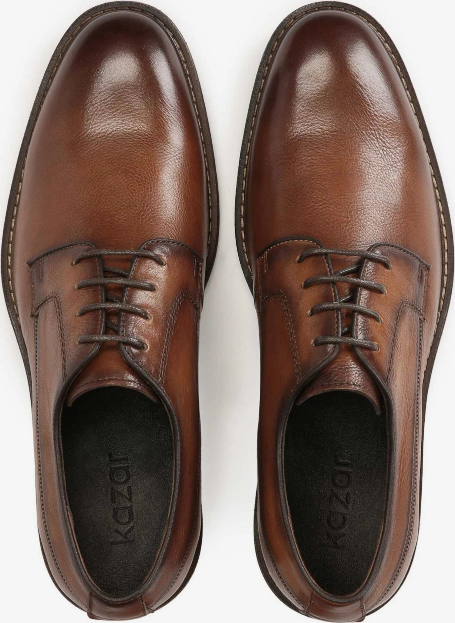 Kazar Casual Veterschoenen Veterschoen Heren Bruin 6 Kazar Casual Veterschoenen Veterschoen Heren Bruin - Afbeelding 4