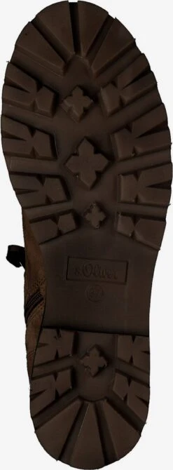 S.Oliver Enkellaarsjes Veterlaarsjes Dames Cognac -Hummel Winkel fdd926c1a38ee4eb61c6537c8f836322